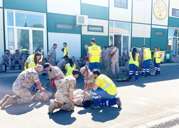 El Segundo Escuadrón De Apoyo Al Despliegue Aéreo Seada Realiza Las Segundas Jornadas En Materia Sanitaria Con La Escuela Samu Tablada Centenaria Aviación - El Segundo Escuadrón De Apoyo Al Despliegue Aéreo Seada Realiza Las Segundas Jornadas En Materia Sanitaria Con La Escuela Samu